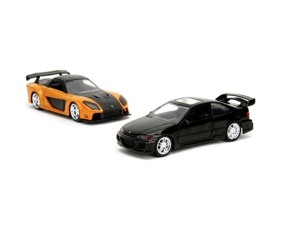 Машина Jada набiр автомоделей Fast and Furious Mazda PX-7 і Honda Civic EJ1 (253202011), зображення 2
