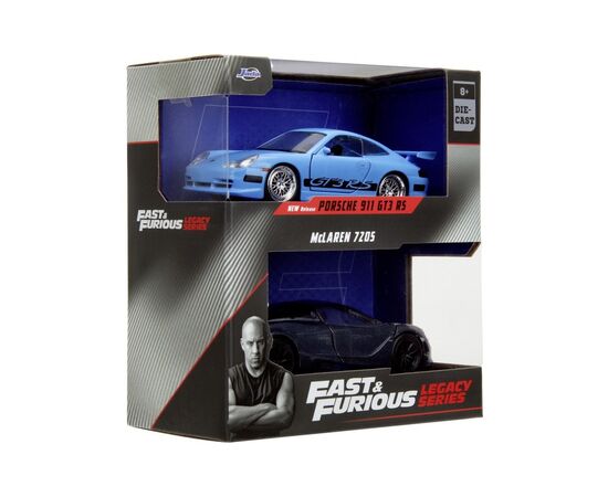 Машина Jada набор автомоделей Fast and Furious Porsche 911 GT3 R5 и McLaren 7Z05 (253202012), изображение 7