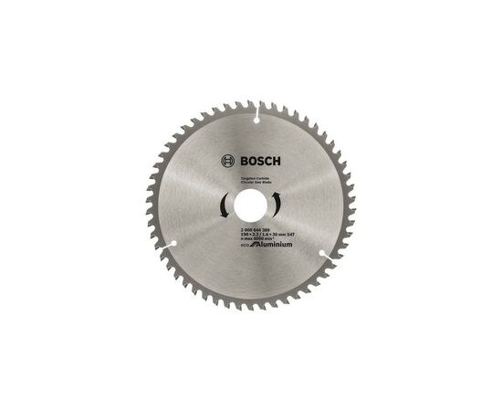 Круг відрізний Bosch Eco for Aluminium 190x2.42/1.6x30мм 54TCG (2.608.644.389)