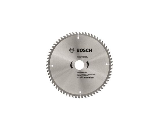 Круг отрезной Bosch Eco for Aluminium 210x2.4x30-64T (2.608.644.391)