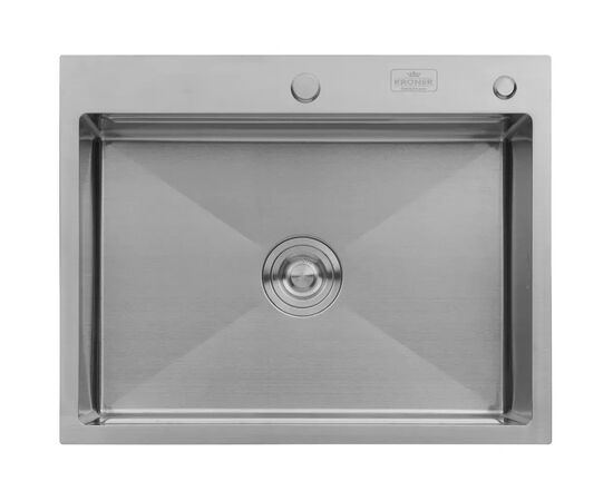 Мойка кухонная Kroner KRPGeburstet-6350HM (CV031452), изображение 2