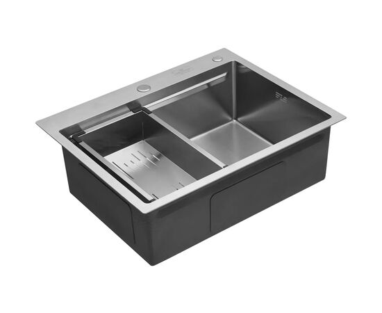 Мойка кухонная Kroner KRPGeburstet-6350HM (CV031452), изображение 5