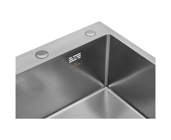 Мийка кухонна Kroner KDBrush5050HM (CV027234), зображення 6