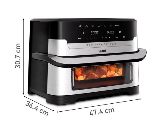 Мультипіч Tefal Dual Easy Fry Flex (EY922DE0), зображення 4