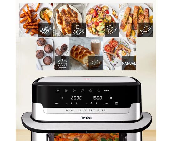 Мультипіч Tefal Dual Easy Fry Flex (EY922DE0), зображення 6