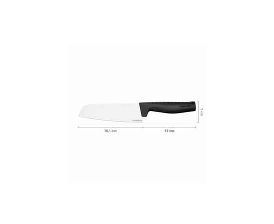 Кухонный нож Fiskars Hard Edge Santoku 16 см (1051761), изображение 2