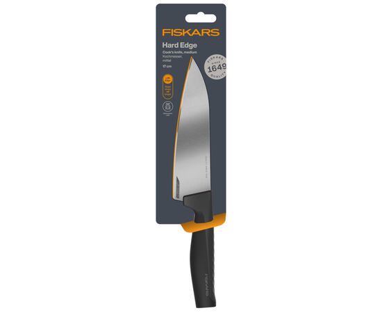 Кухонный нож Fiskars Hard Edge шеф середній 17 см (1051748), изображение 3