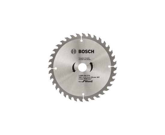 Круг отрезной Bosch Eco for Wood 160x2.2x20-36T (2.608.644.374)