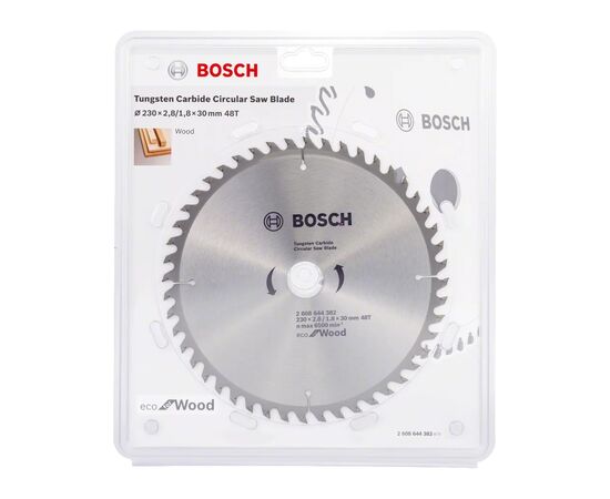 Круг отрезной Bosch пильный Eco for Wood 230x30-48T (2.608.644.382), изображение 2