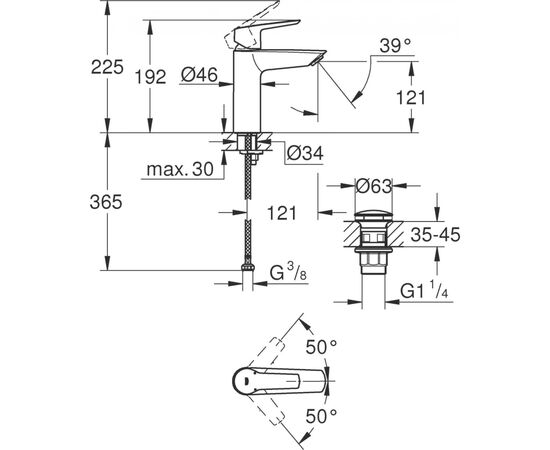 Змішувач Grohe QuickFix 24204002, зображення 6
