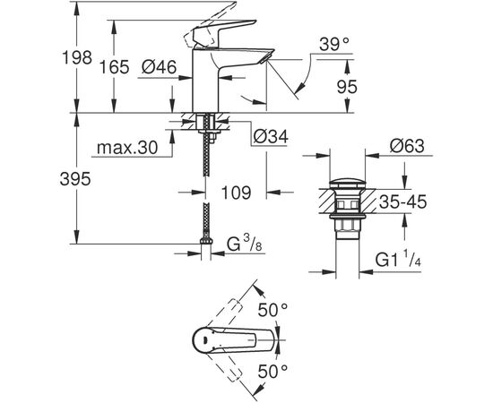 Змішувач Grohe QuickFix 235502432, зображення 6