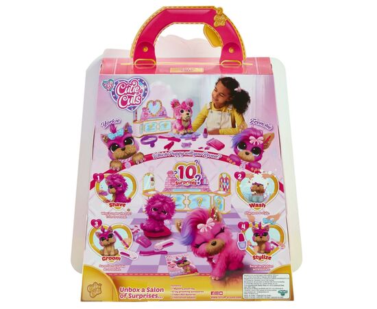 Мягкая игрушка Moose Няшка-потеряшка Груминг салон розовая (30146), изображение 10