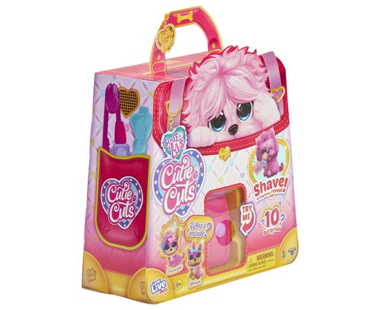 Мягкая игрушка Moose Няшка-потеряшка Груминг салон розовая (30146), изображение 11