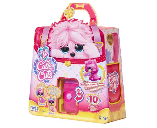 Мягкая игрушка Moose Няшка-потеряшка Груминг салон розовая (30146), изображение 4