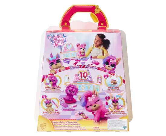 Мягкая игрушка Moose Няшка-потеряшка Груминг салон розовая (30146), изображение 6