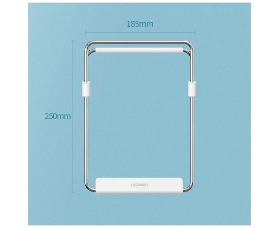 Подставка для ноутбука Ugreen LP230 Foldable Desktop Laptop Stand Silver (80348), изображение 10