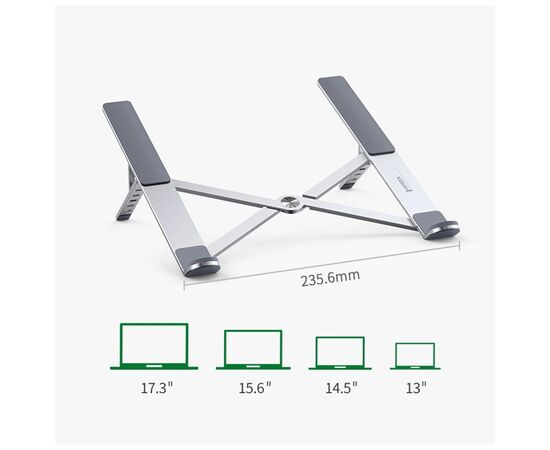 Подставка для ноутбука Ugreen LP451 Foldable Holder for Laptop Silver (40289), изображение 5