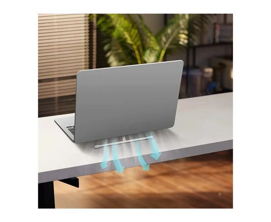 Подставка для ноутбука Ugreen LP846 Invisible Portable Desktop Laptop Stand 13-16" Silver (45415), изображение 6