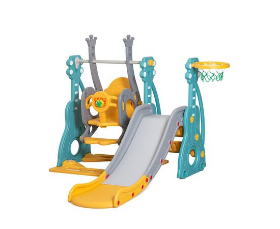 Игровая площадка Mealux Ariel (KD-B252 Yellow/Blue/Grey), изображение 2
