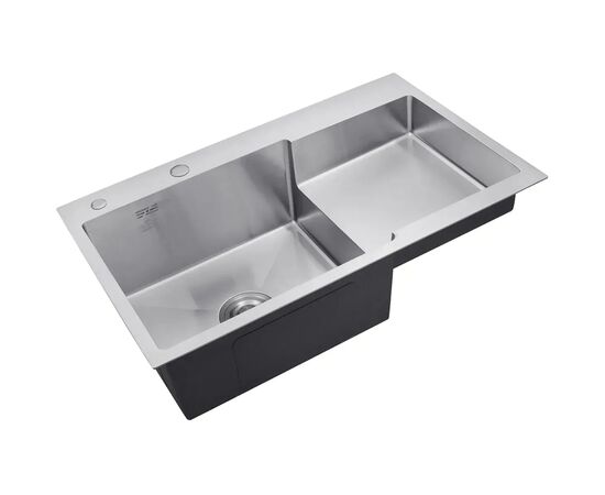 Мойка кухонная Kroner Geburstet-7848LHM (CV030021), изображение 4