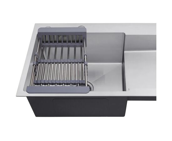 Мойка кухонная Kroner Geburstet-7848LHM (CV030021), изображение 7