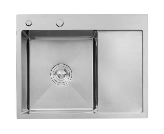 Мойка кухонная Kroner Geburstet-6350LHM (CV031320), изображение 2