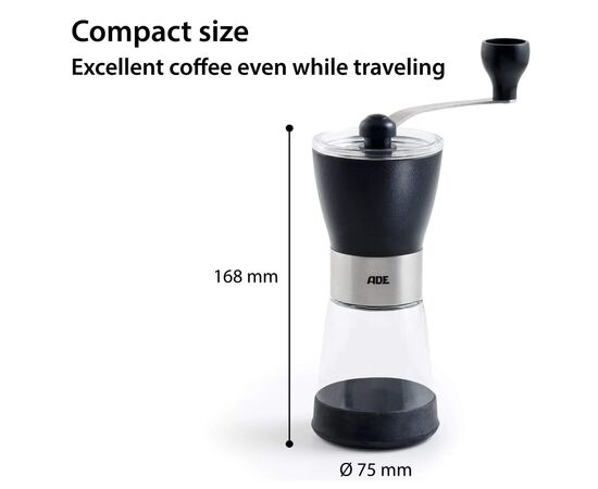 Кавомолка ручна АDЕ KG2000, зображення 2