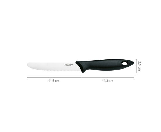 Кухонный нож Fiskars Essential для томатів 12 см (1065569), изображение 3