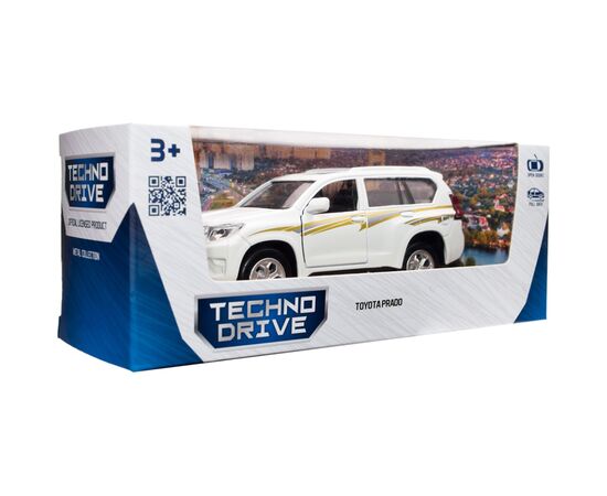 Машина TechnoDrive Toyota Prado белый (KM250425W), изображение 11