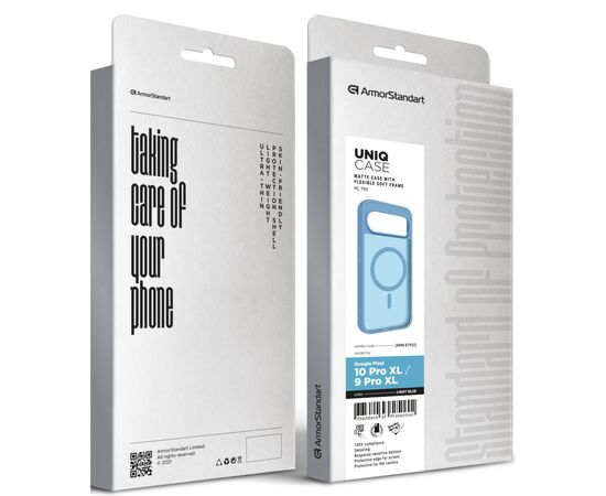 Чехол для мобильного телефона Armorstandart Uniq MagCase Google Pixel 10 Pro XL / 9 Pro XL Light Blue (ARM87922), изображение 3