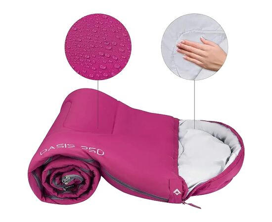 Спальный мешок KingCamp Oasis 250 Rosered (KS3121_ROSERED_L_01), изображение 5