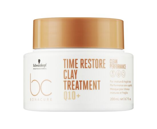 Маска для волосся Schwarzkopf Professional BC Bonacure Time Restore Clay Treatment Q10+ 500 мл (4045787726275)