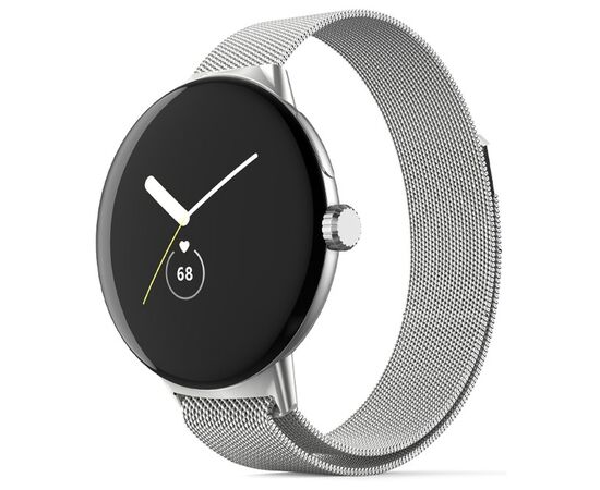 Ремінець до смарт-годинника Armorstandart Milanese Magnetic Band для Google Pixel Watch / Watch 2 / Watch 3 41 mm Silver (ARM75448)