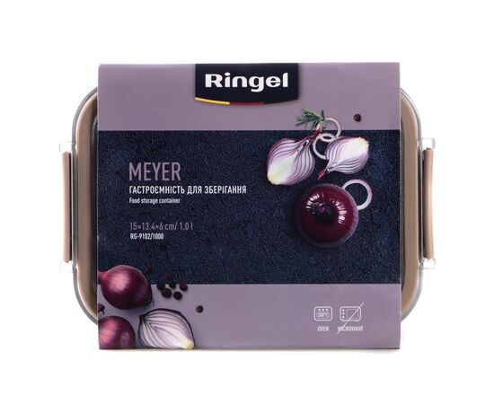Харчовий контейнер Ringel Meyer прямокутний нержавіюча сталь 1000 мл (RG-9102/1000), зображення 5
