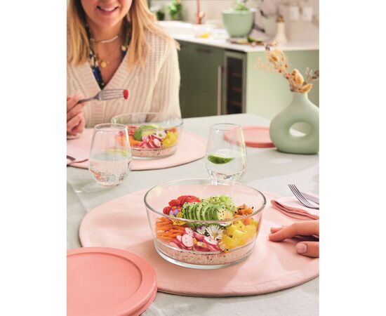 Харчовий контейнер Luminarc Eat & Joy салатник 16.5 см 1.1 л (V9355), зображення 4