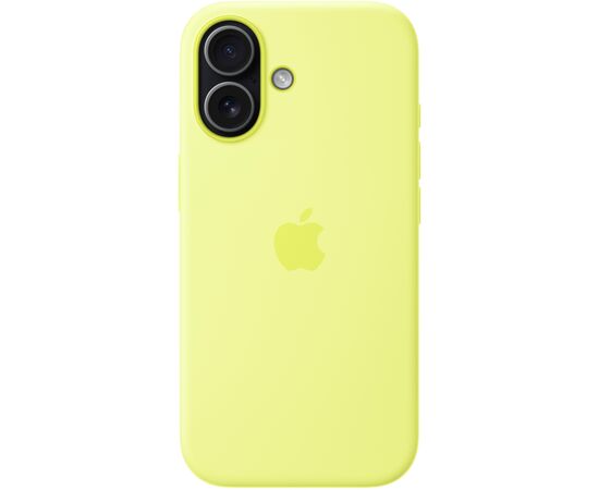Чехол для мобильного телефона Apple Silicone iPhone 17 Neon Yellow Model A3558 (MGEV4ZM/A), изображение 2