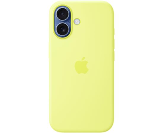 Чехол для мобильного телефона Apple Silicone iPhone 17 Neon Yellow Model A3558 (MGEV4ZM/A), изображение 3