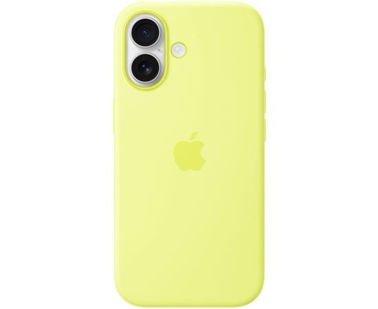 Чехол для мобильного телефона Apple Silicone iPhone 17 Neon Yellow Model A3558 (MGEV4ZM/A)