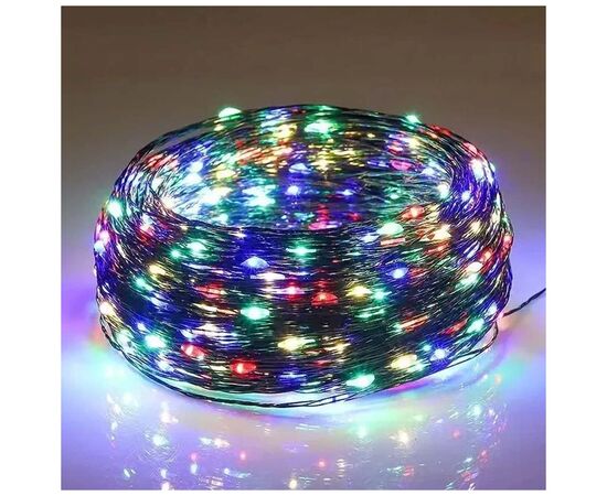 Гирлянда ColorWay Роса LED 100 10 м 8 функций разноцветная USB (CW-G-100L10NUMC), изображение 4