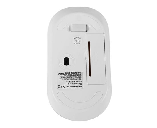 Мишка Grunhelm M-521WL-B Wireless White (126873), зображення 4