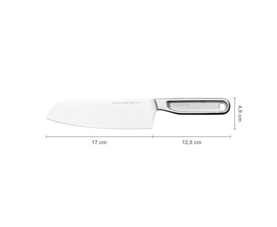Кухонный нож Fiskars All Steel Santoku 17 см (1062884), изображение 2