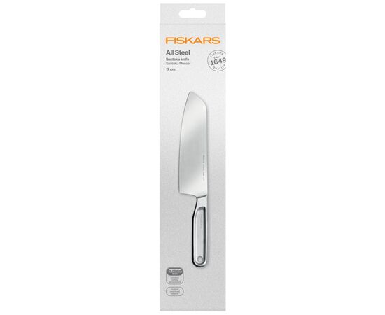 Кухонный нож Fiskars All Steel Santoku 17 см (1062884), изображение 3