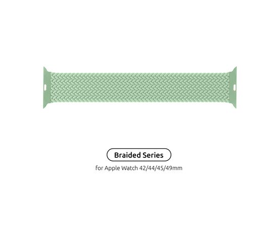 Ремінець до смарт-годинника Armorstandart Braided Solo Loop для Apple Watch 49/46/45/44/42 (Series 1-3) Mint Size 8 (160 mm) (ARM64914)