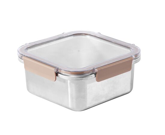 Харчовий контейнер Ringel Meyer квадратний нержавіюча сталь 1800 мл (RG-9101/1800)