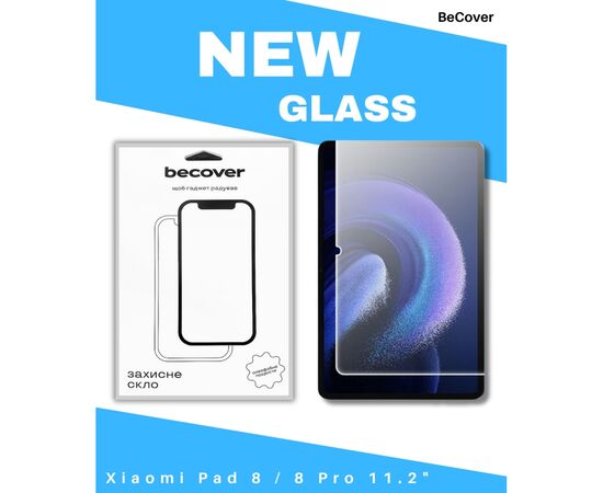 Скло захисне BeCover Xiaomi Pad 8 / 8 Pro 11.2" Clear (714575)