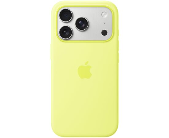 Чехол для мобильного телефона Apple Silicone iPhone 17 Pro Neon Yellow Model A3559 (MGFF4ZM/A)