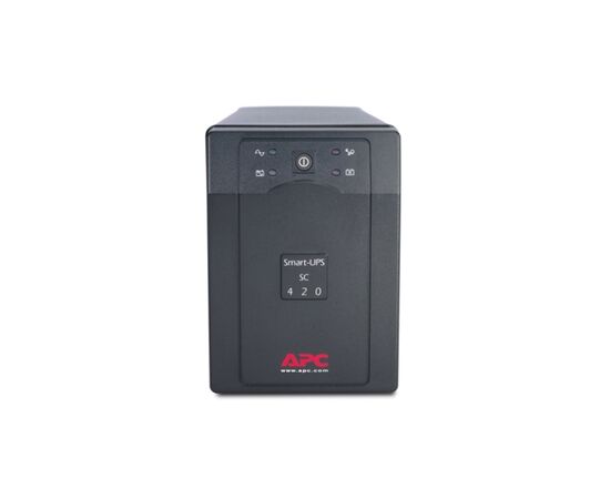 Пристрій безперебійного живлення Smart-UPS SC 420VA APC (SC420I), зображення 2