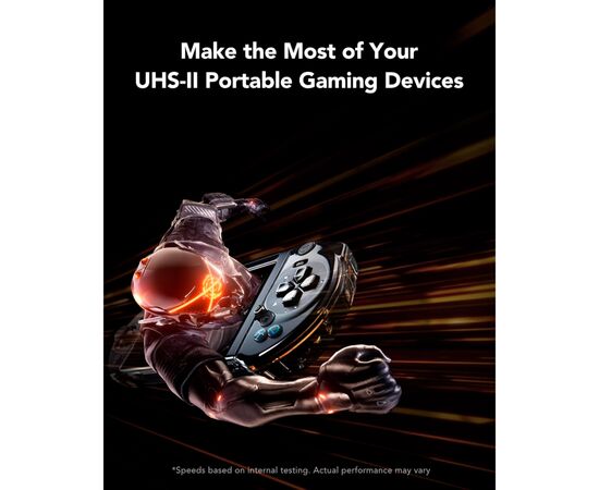 Карта памяти Lexar 256GB microSDXC class 10 UHS-II U3 V60 A1 Professional Gold (LMSGOLD256G-BNNNG), изображение 7