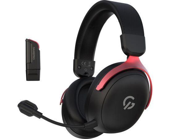 Наушники GamePro Asgard Freya Pro Wireless Black/Red (HSW201BR)