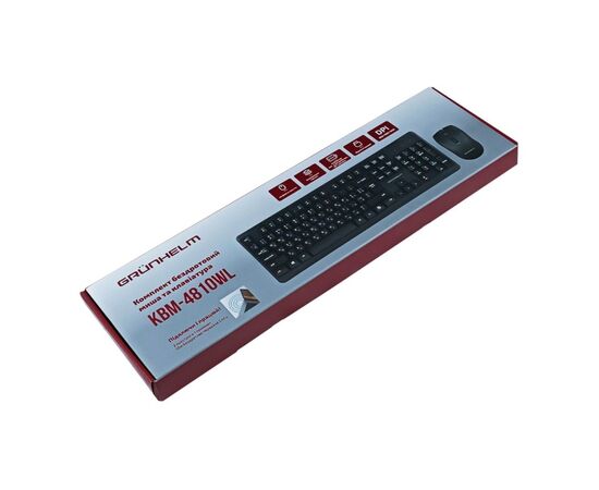 Комплект Grunhelm KBM-4810WL Wireless UA Black (126877), изображение 7